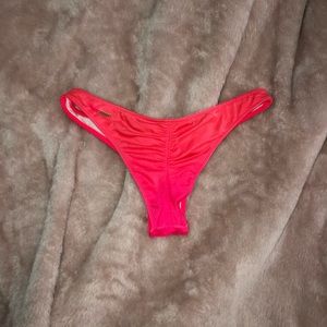 Red itsy bikini bottoms